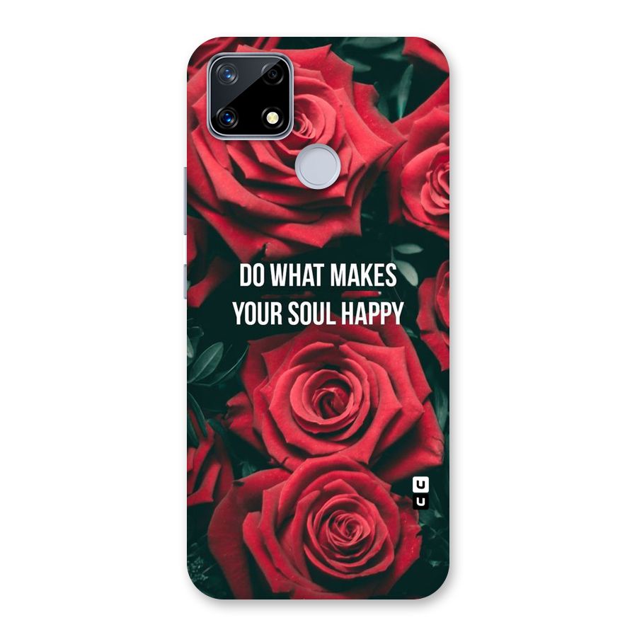 Soul Happy Back Case for Realme Narzo 20