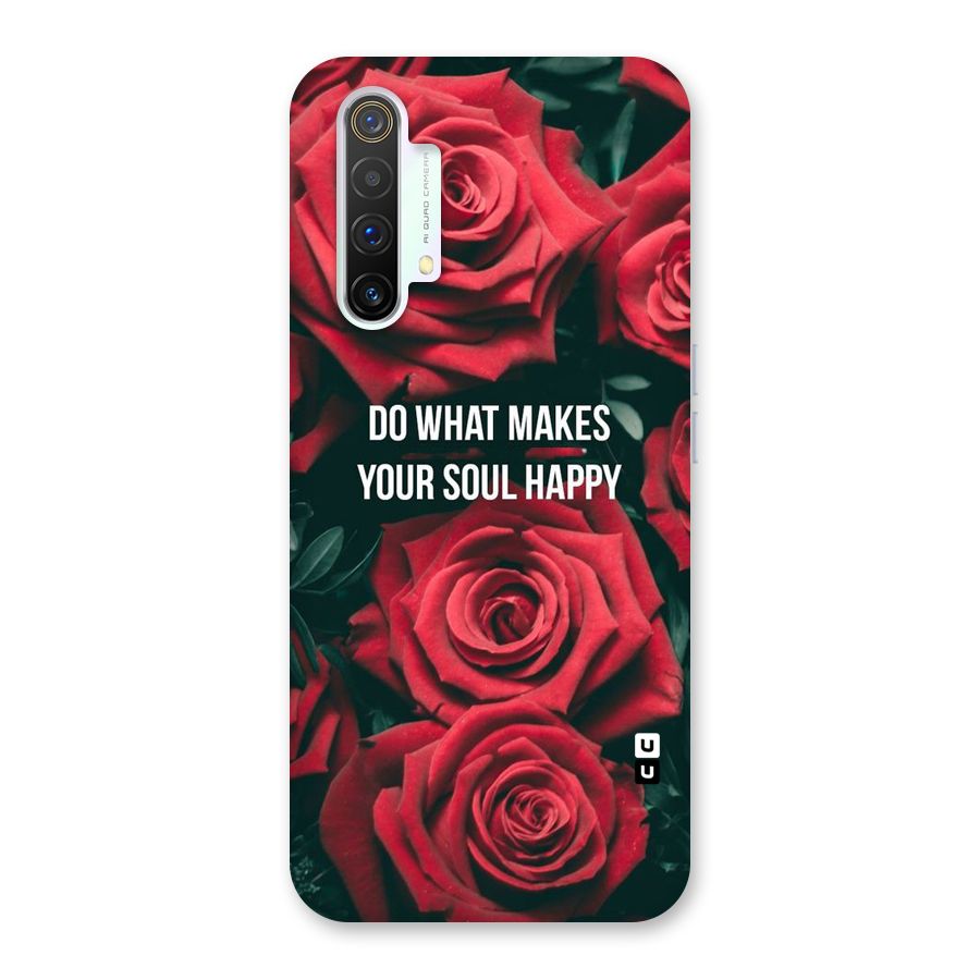 Soul Happy Back Case for Realme X3