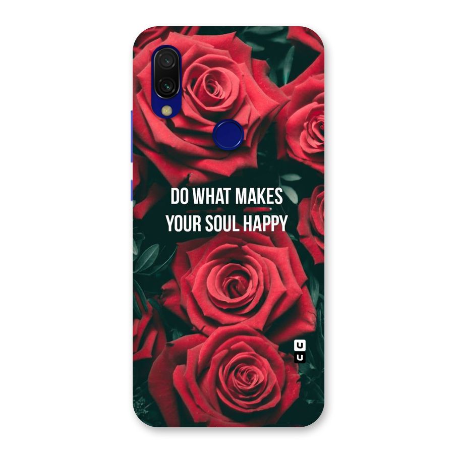 Soul Happy Back Case for Redmi 7