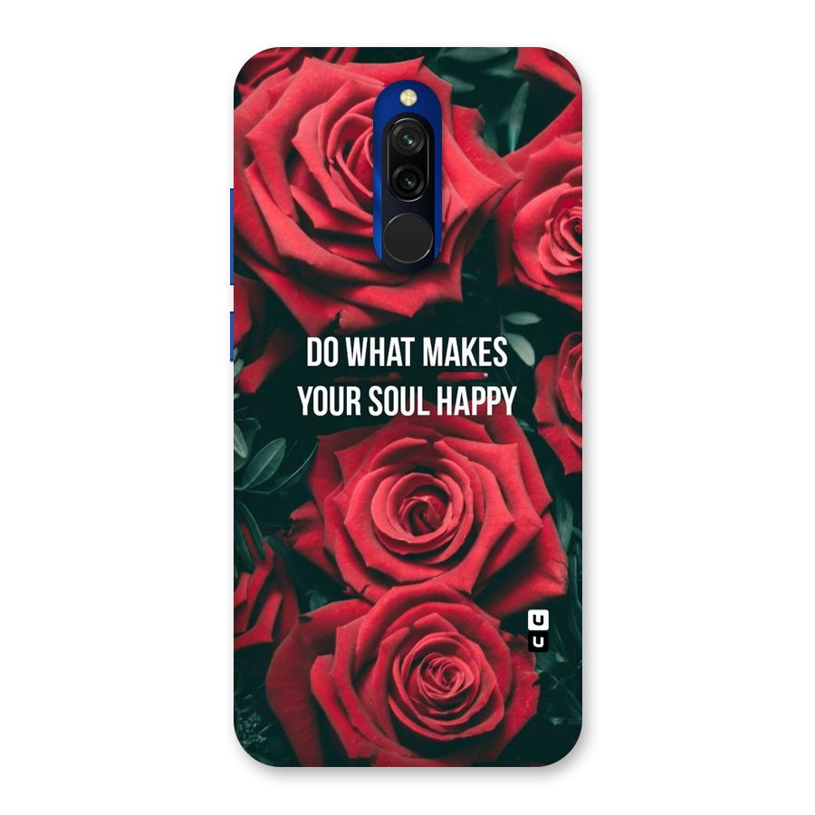 Soul Happy Back Case for Redmi 8