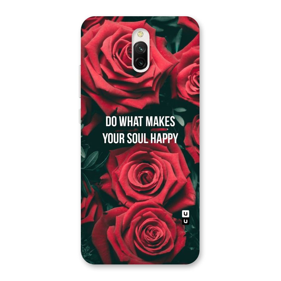 Soul Happy Back Case for Redmi 8A Dual