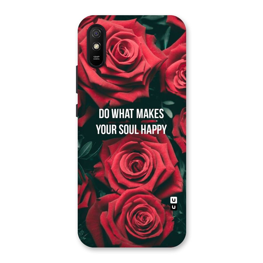 Soul Happy Back Case for Redmi 9A