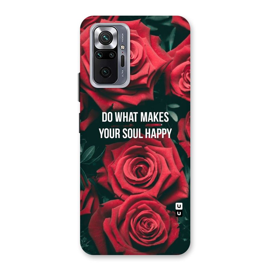 Soul Happy Back Case for Redmi Note 10 Pro Max