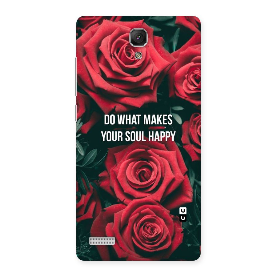 Soul Happy Back Case for Redmi Note Prime