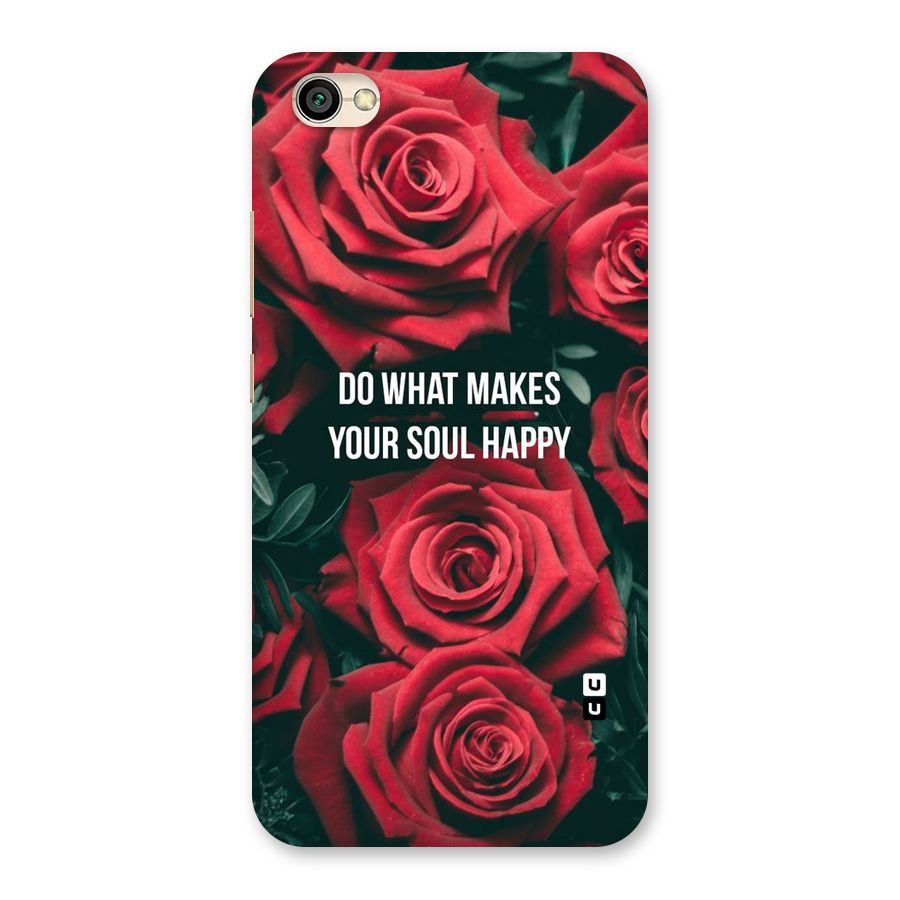Soul Happy Back Case for Redmi Y1 Lite