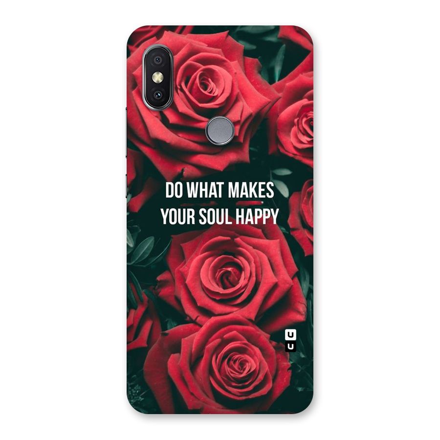 Soul Happy Back Case for Redmi Y2