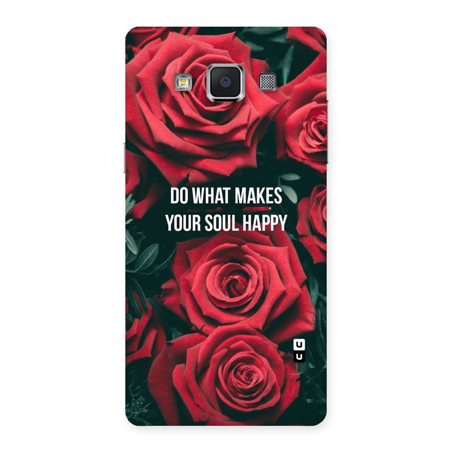 Soul Happy Back Case for Samsung Galaxy A5