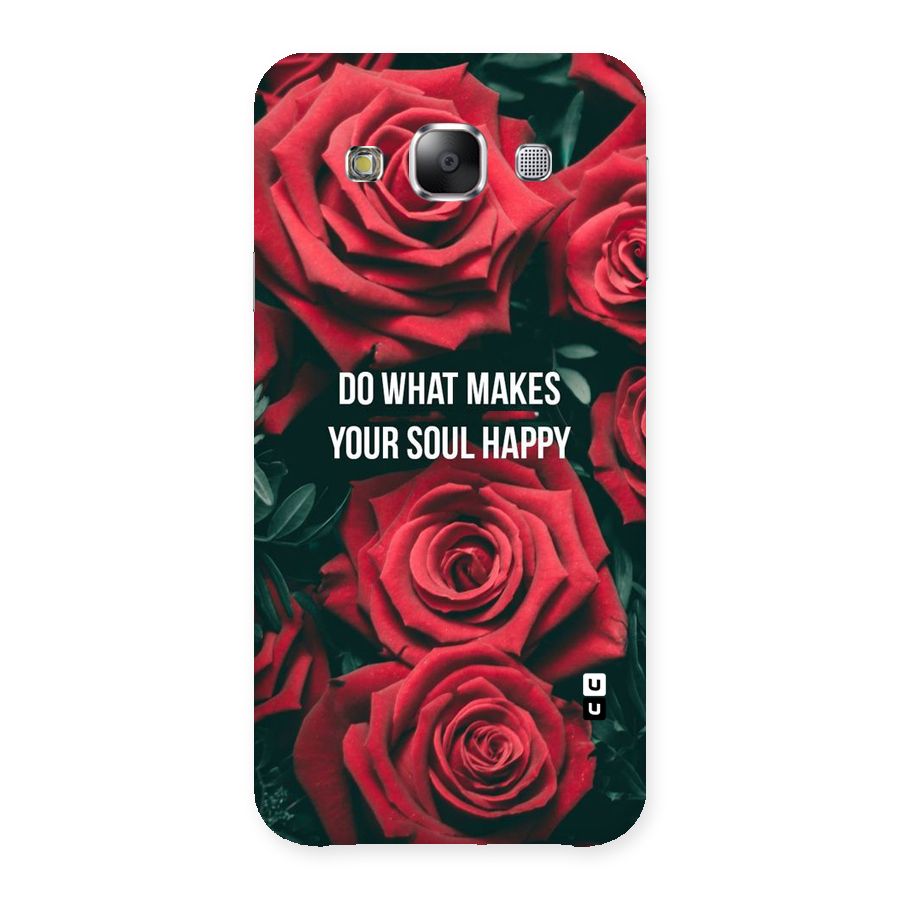 Soul Happy Back Case for Samsung Galaxy E5