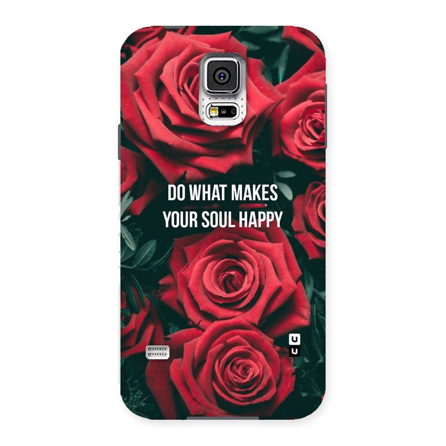 Soul Happy Back Case for Samsung Galaxy S5