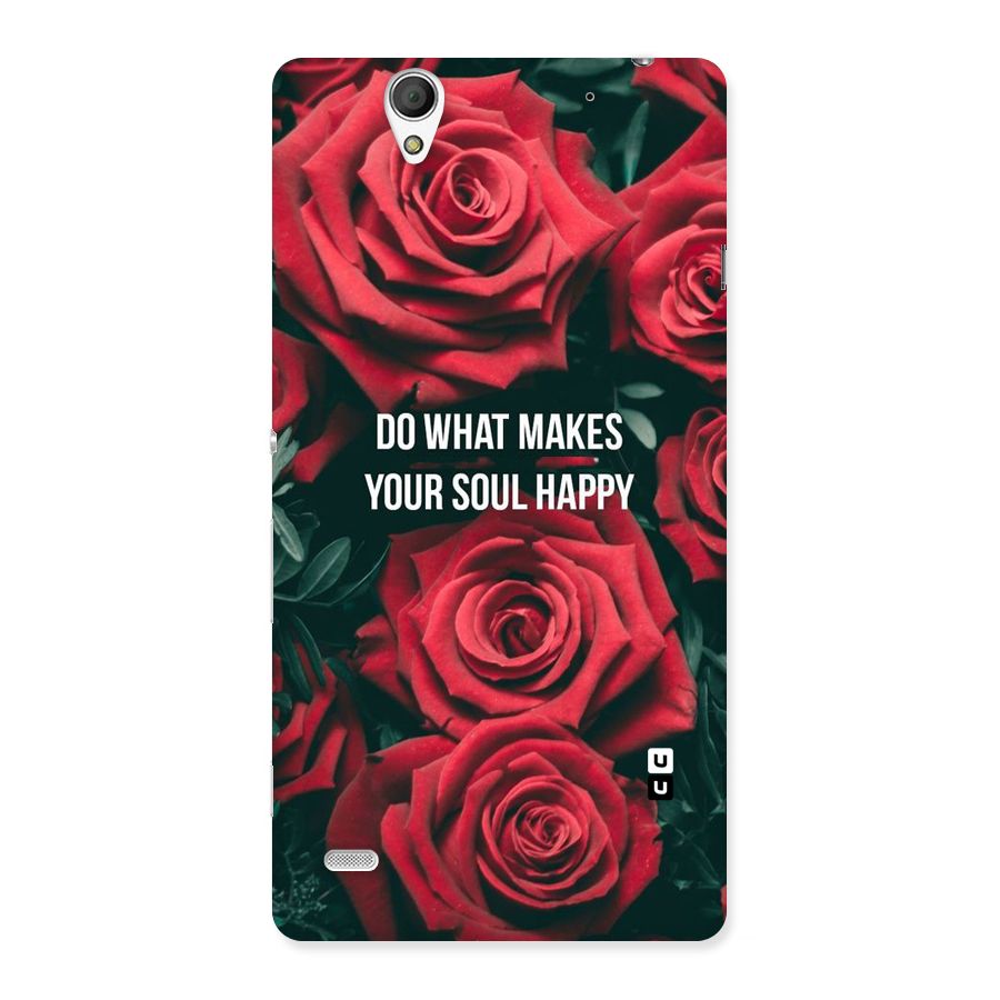 Soul Happy Back Case for Sony Xperia C4
