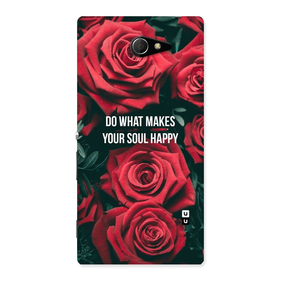 Soul Happy Back Case for Sony Xperia M2
