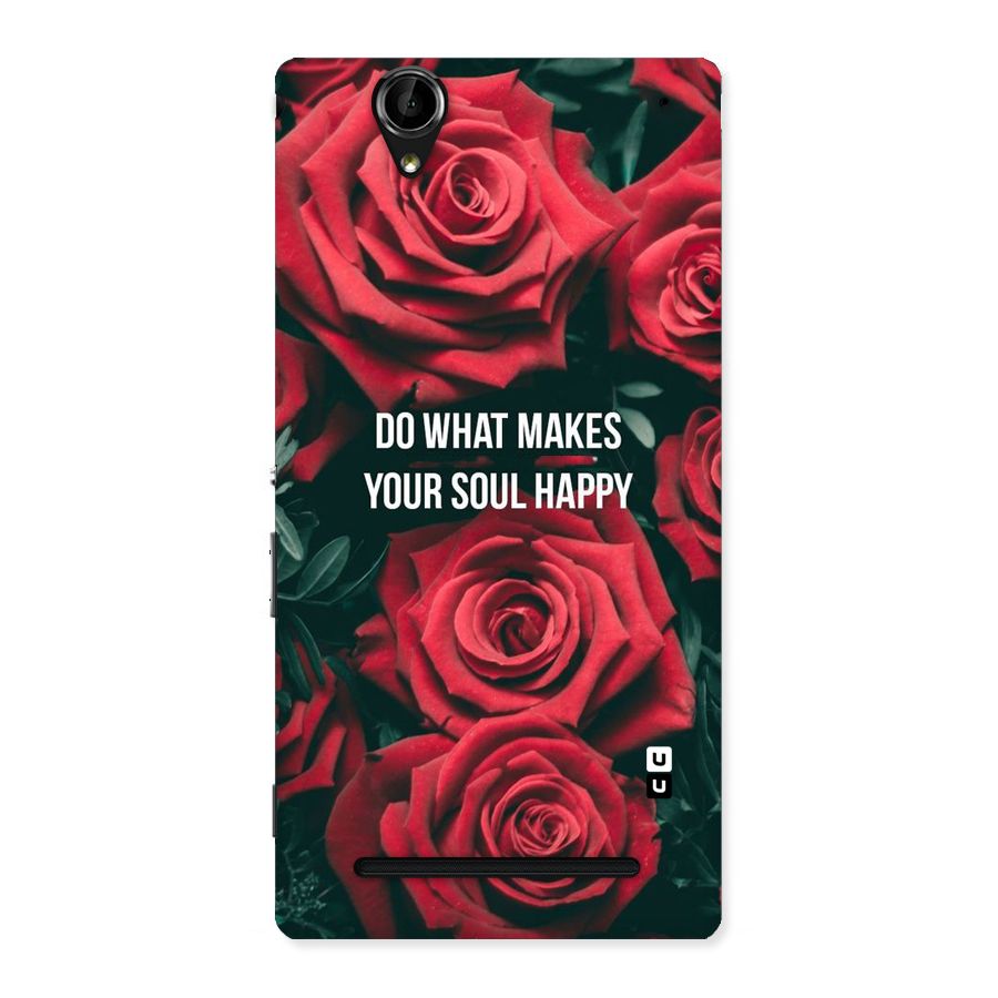 Soul Happy Back Case for Sony Xperia T2