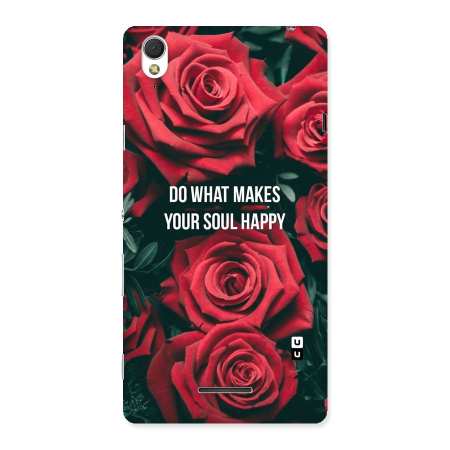 Soul Happy Back Case for Sony Xperia T3
