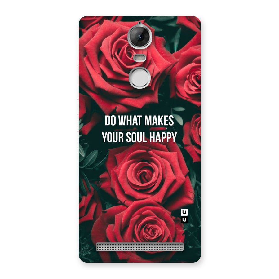 Soul Happy Back Case for Vibe K5 Note