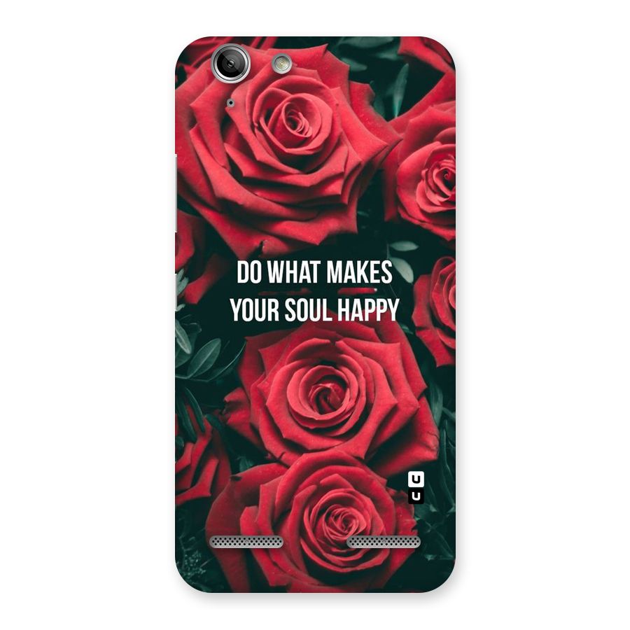 Soul Happy Back Case for Vibe K5 Plus