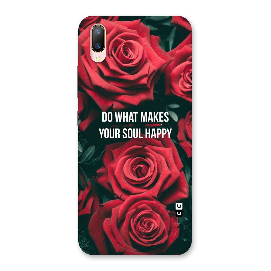 Soul Happy Back Case for Vivo V11 Pro