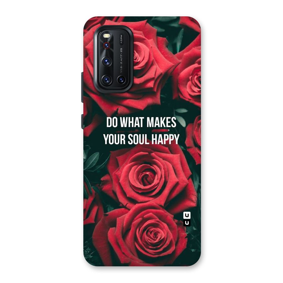 Soul Happy Back Case for Vivo V19