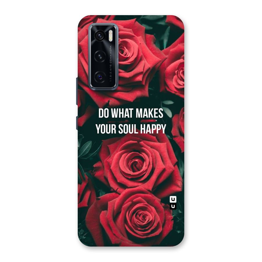 Soul Happy Back Case for Vivo V20 SE