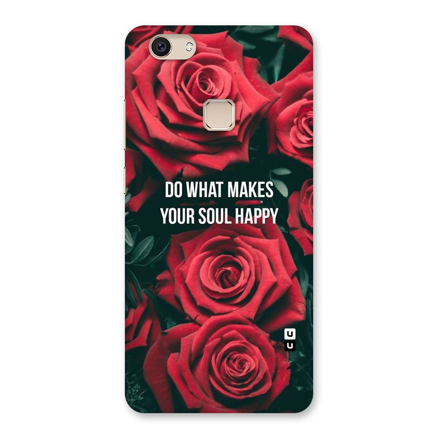 Soul Happy Back Case for Vivo V7