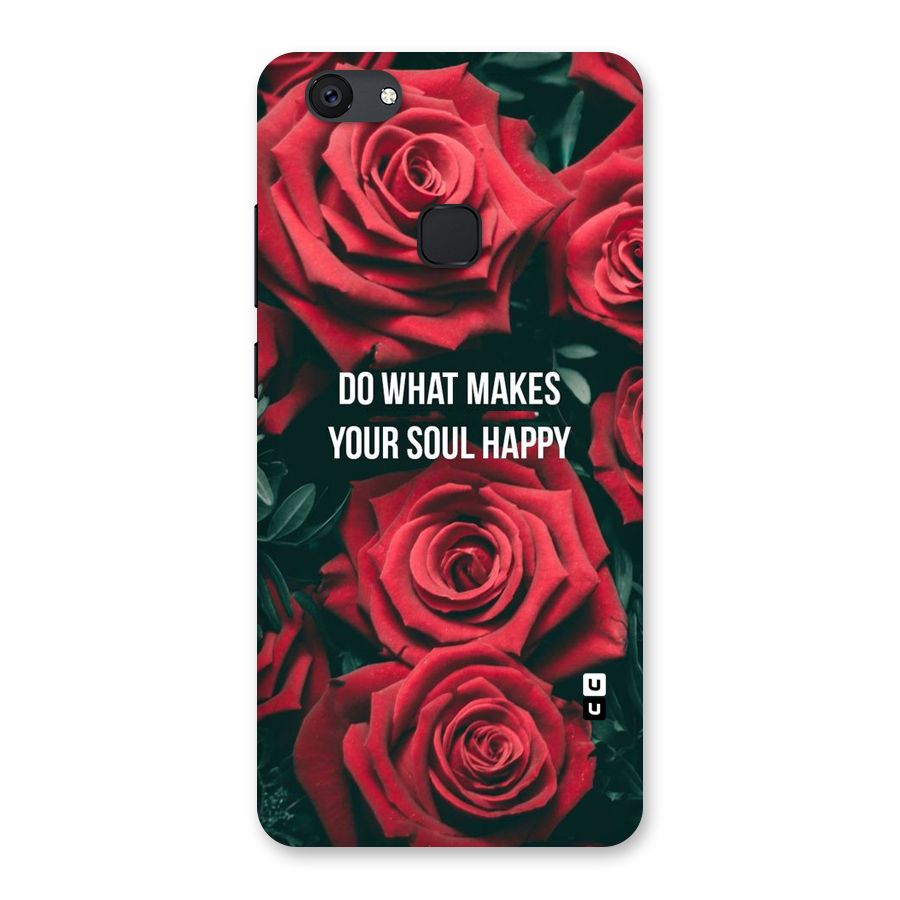 Soul Happy Back Case for Vivo V7 Plus