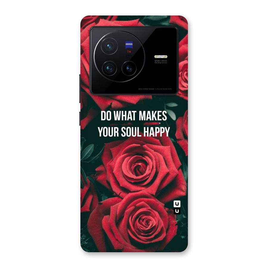 Soul Happy Back Case for Vivo X80
