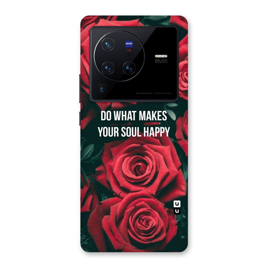 Soul Happy Back Case for Vivo X80 Pro