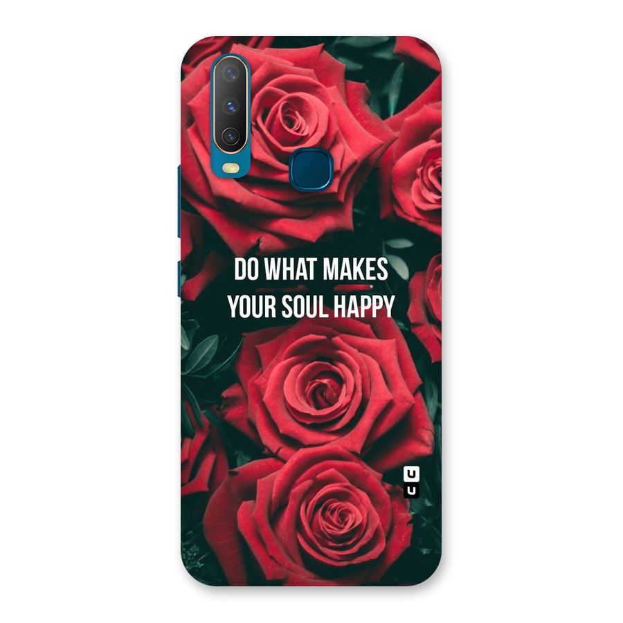 Soul Happy Back Case for Vivo Y17