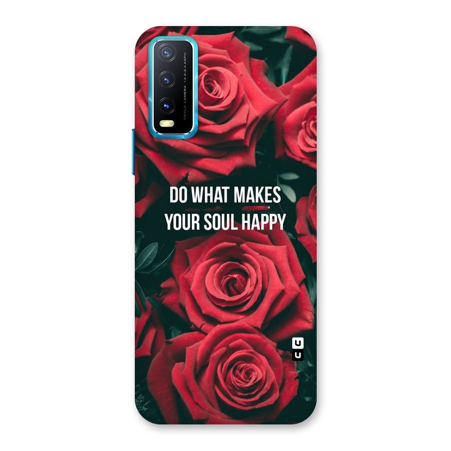 Soul Happy Back Case for Vivo Y20A