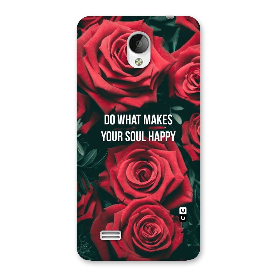 Soul Happy Back Case for Vivo Y21