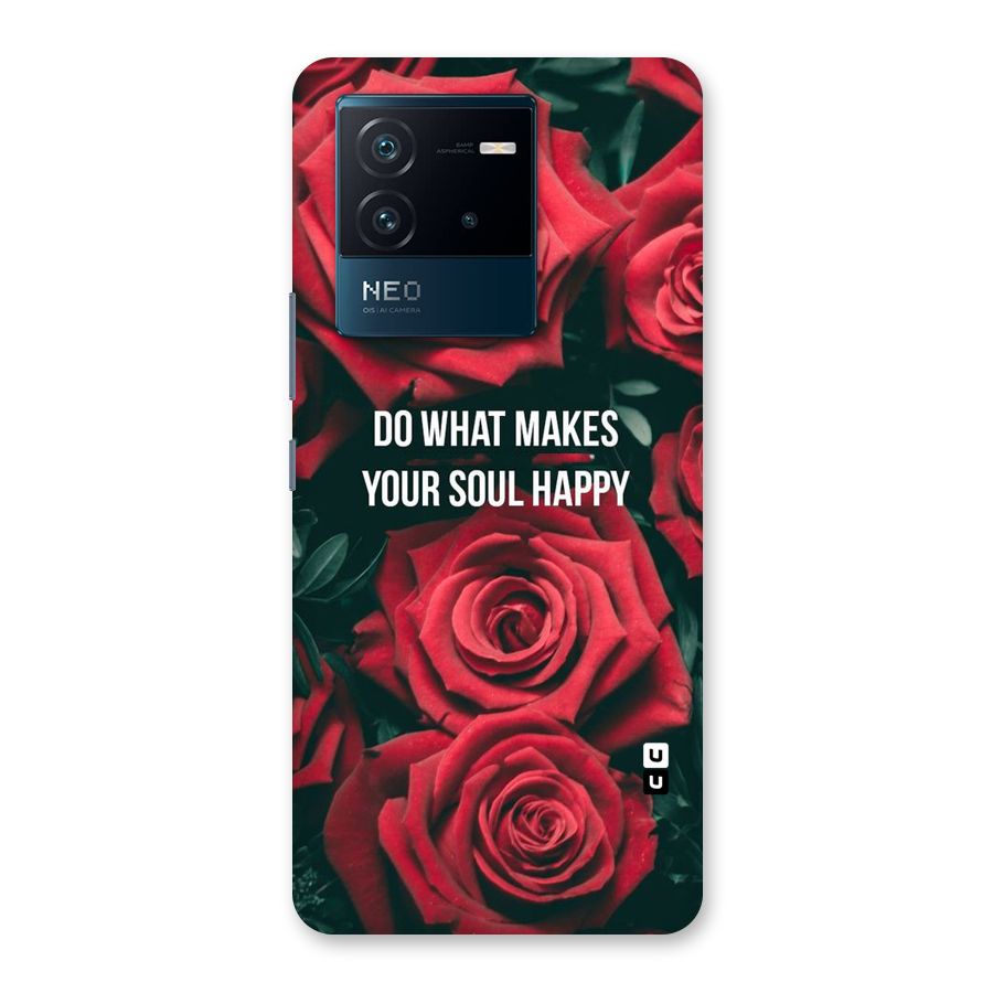 Soul Happy Back Case for Vivo iQOO Neo 6 5G