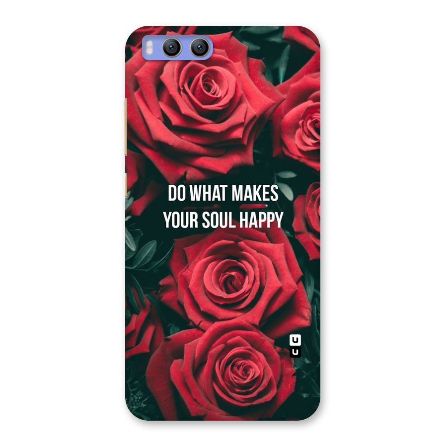 Soul Happy Back Case for Xiaomi Mi 6
