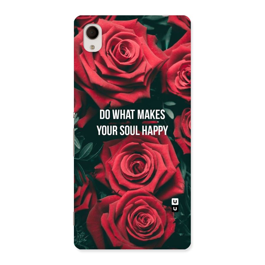 Soul Happy Back Case for Xperia M4 Aqua