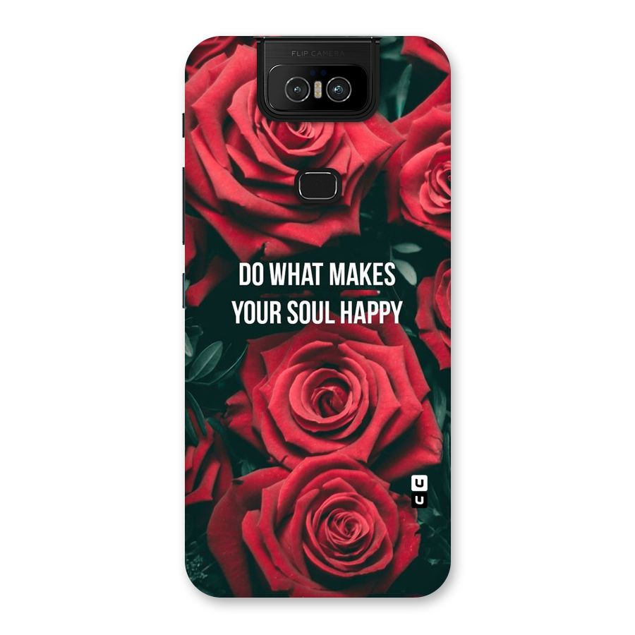 Soul Happy Back Case for Zenfone 6z