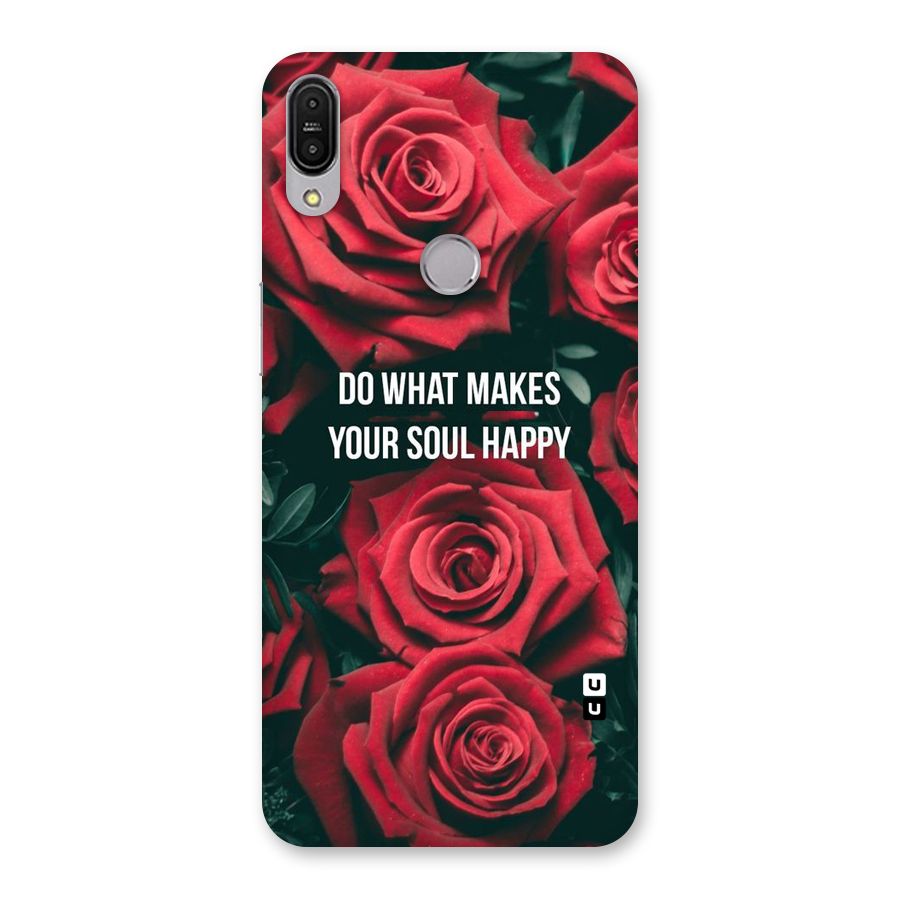 Soul Happy Back Case for Zenfone Max Pro M1