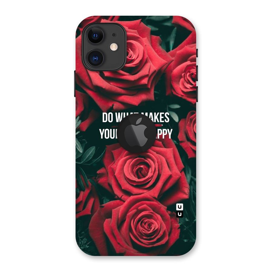 Soul Happy Back Case for iPhone 11 Logo Cut