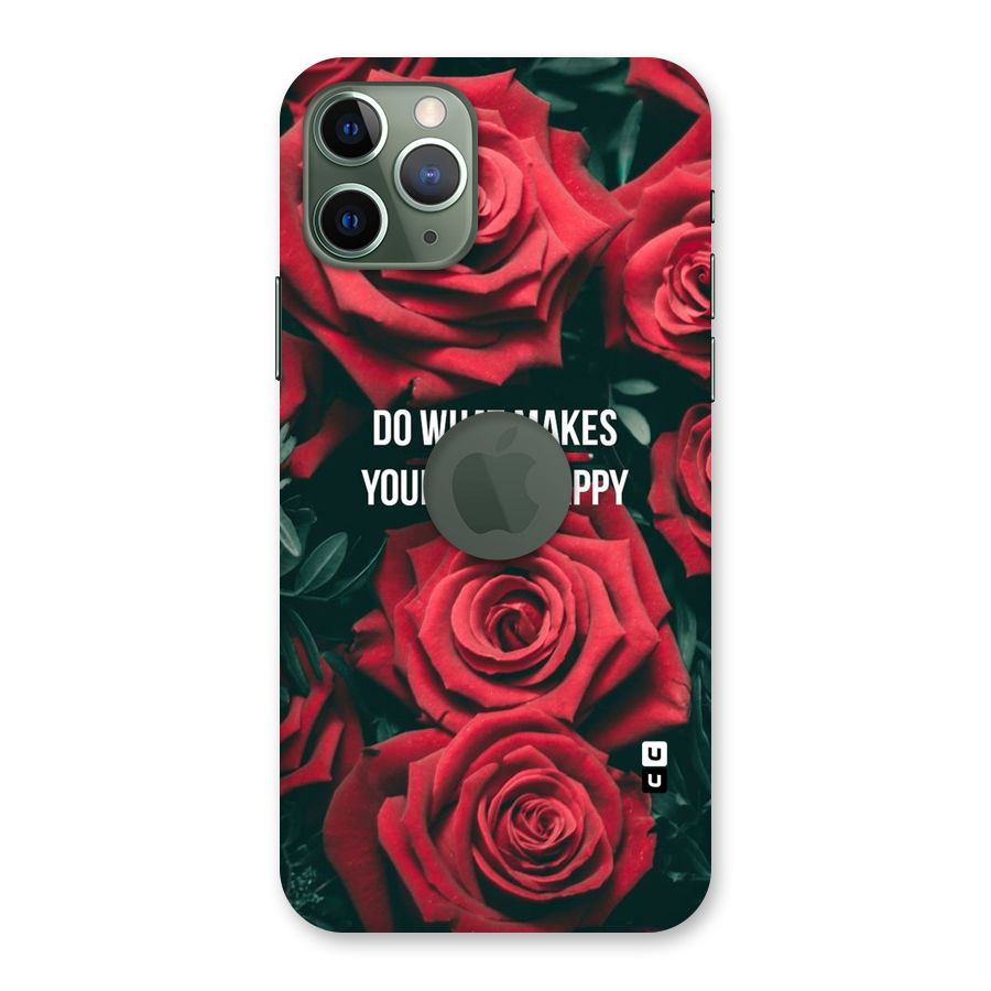Soul Happy Back Case for iPhone 11 Pro Logo  Cut