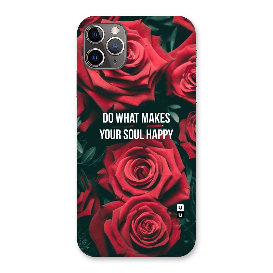 Soul Happy Back Case for iPhone 11 Pro Max