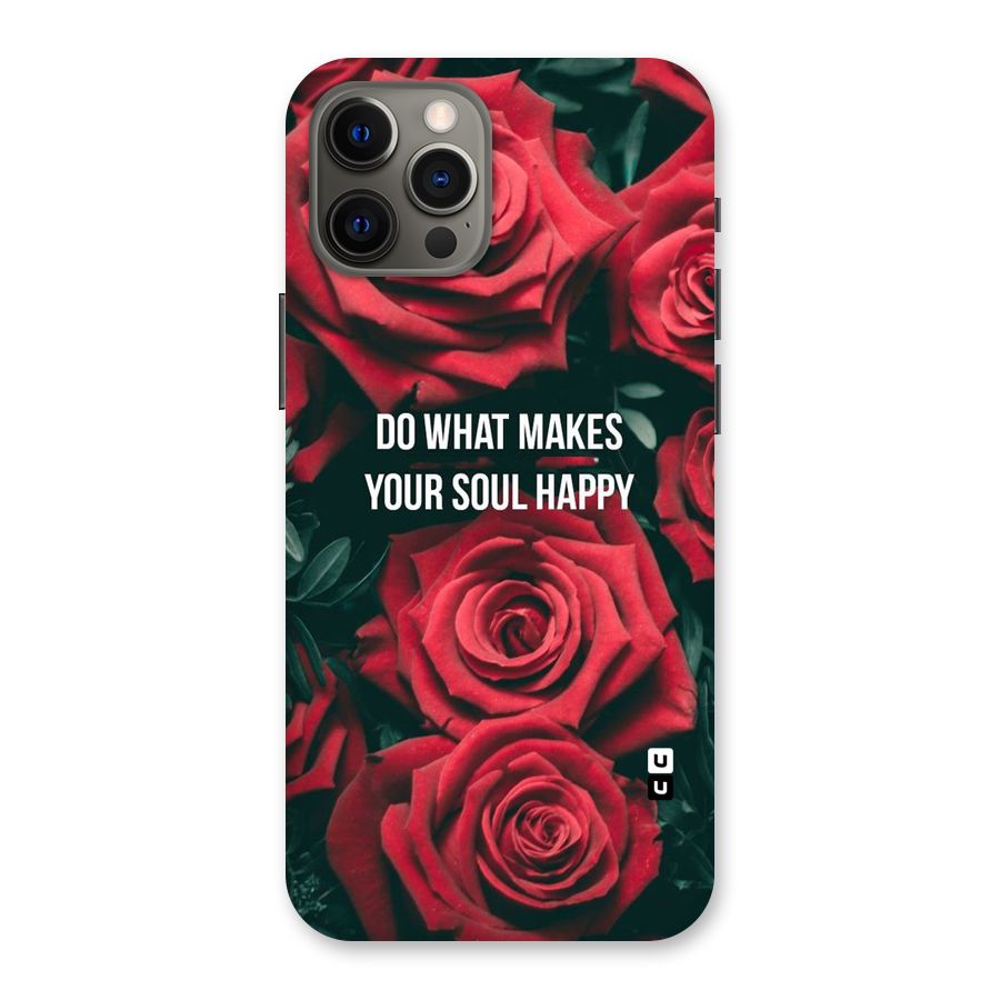 Soul Happy Back Case for iPhone 12 Pro Max