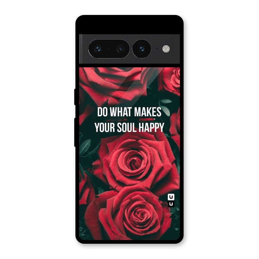 Soul Happy Glass Back Case for Google Pixel 7 Pro