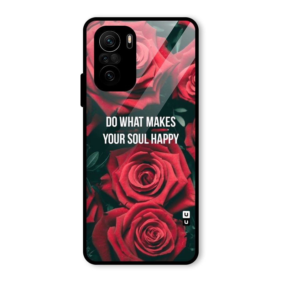 Soul Happy Glass Back Case for Mi 11x