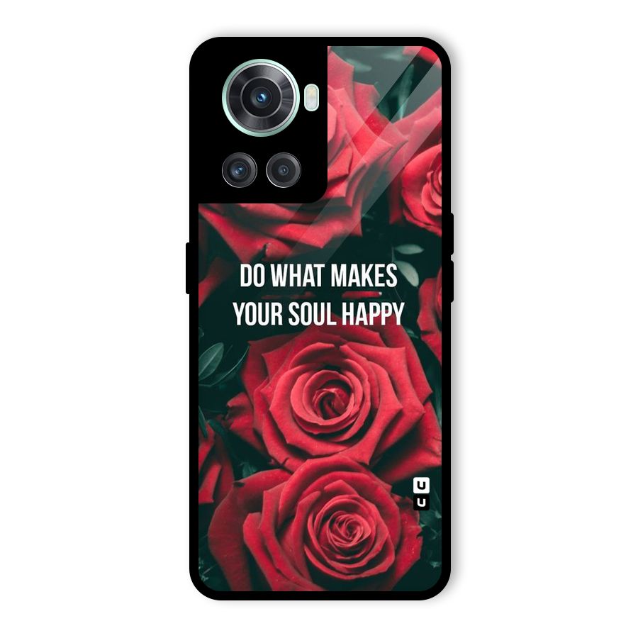 Soul Happy Glass Back Case for OnePlus 10R
