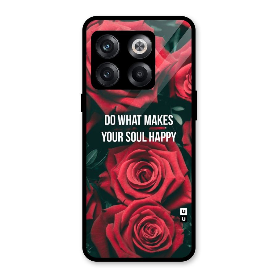 Soul Happy Glass Back Case for OnePlus 10T