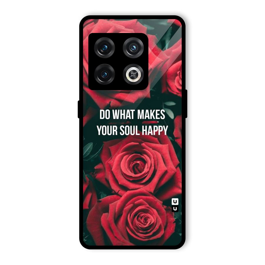 Soul Happy Glass Back Case for OnePlus 10 Pro 5G