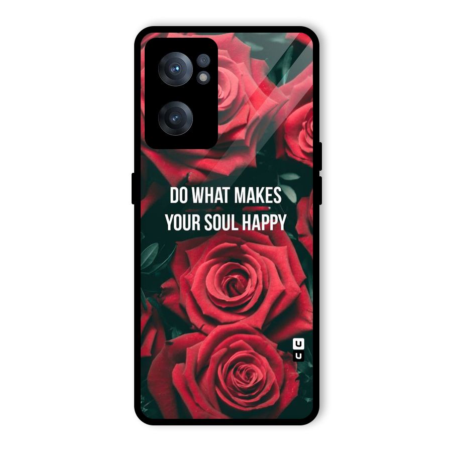 Soul Happy Glass Back Case for OnePlus Nord CE 2 5G