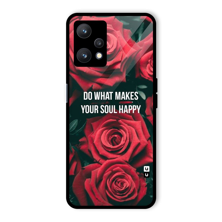 Soul Happy Glass Back Case for Realme 9 Pro 5G