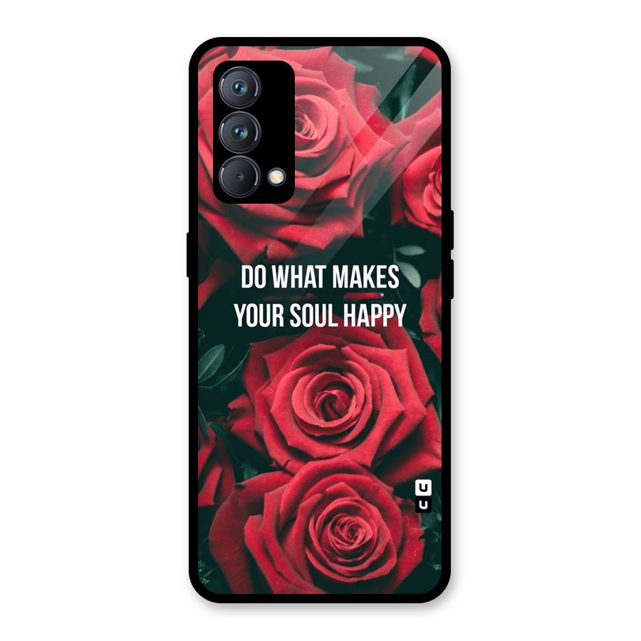 Soul Happy Glass Back Case for Realme GT Master Edition