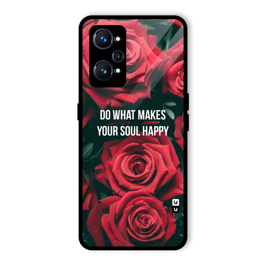 Soul Happy Glass Back Case for Realme GT Neo2