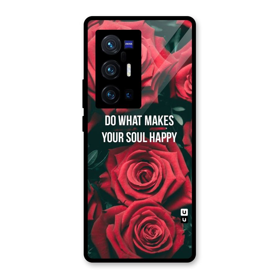 Soul Happy Glass Back Case for Vivo X70 Pro Plus