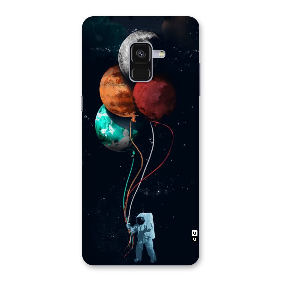 Space Balloons Back Case for Galaxy A8 Plus