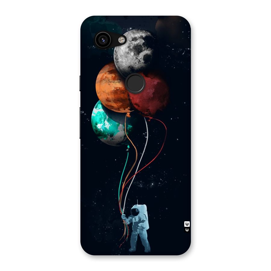 Space Balloons Back Case for Google Pixel 3a